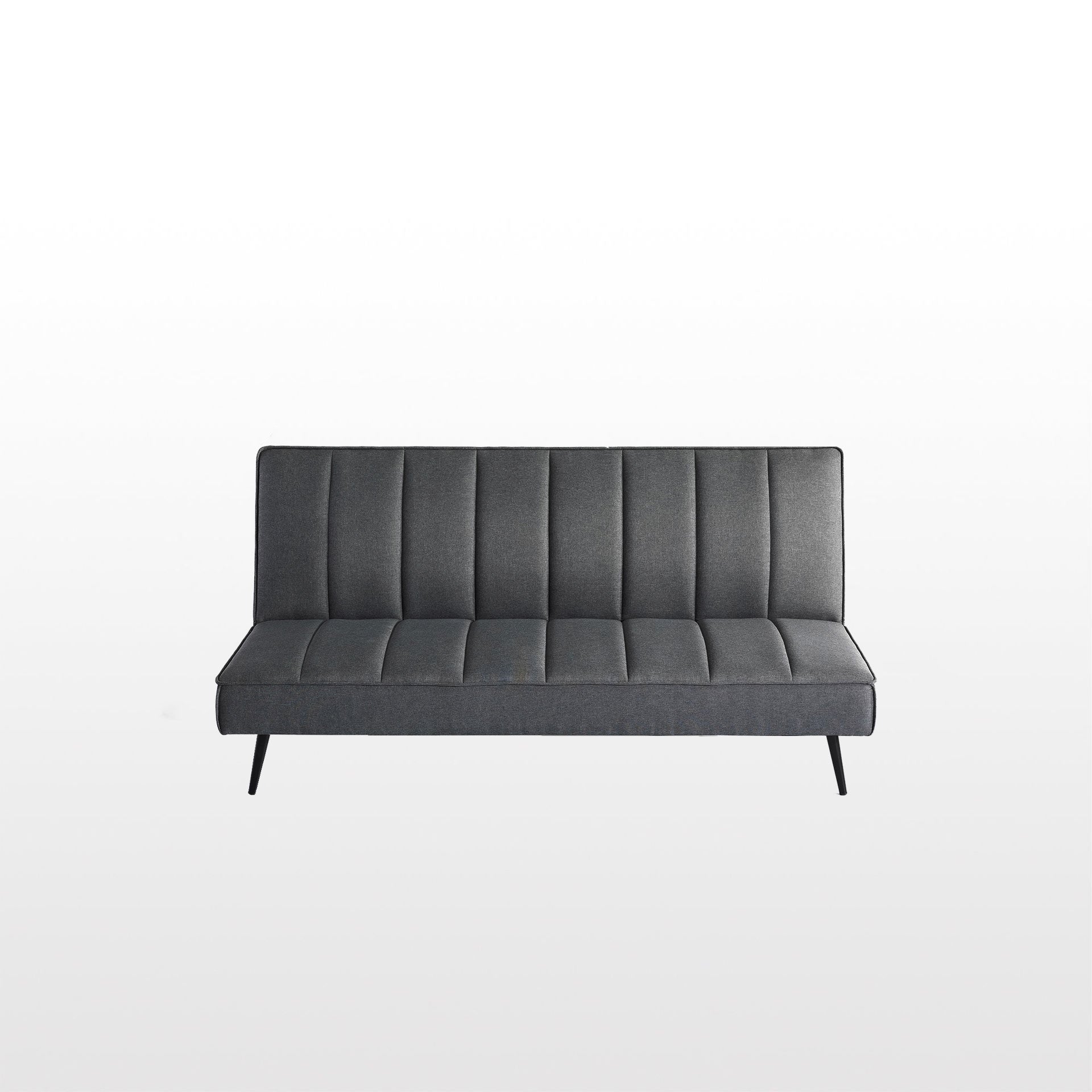 Divano letto pieghevole con portabicchieri e cuscino, divano